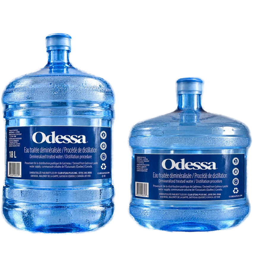 Odessa 18 L and 11 L reusable water bottles